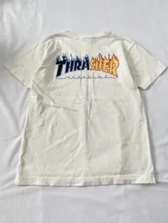 THRASHER ロゴ Tシャツ ホワイト　150.