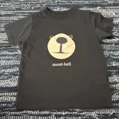 mont-bell クマの顔 Tシャツ 黒