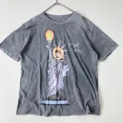 Disney ミス・ピギー（Miss Piggy）Tシャツ 自由の女神 メンズ