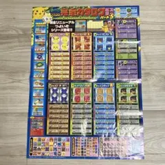 【レア！美品】ポケモン　プラコロ完全カタログポスター5　初期　レトロ