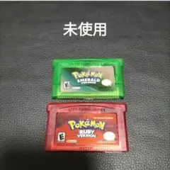 ゲームボーイアドバンスソフト　ポケモン　 エメラルド　ルビー　英語