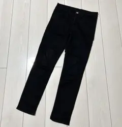 LOWRYS FARM スキニー ロングパンツ デニムパンツ 黒 ブラック M