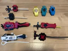 ベイブレードバースト　２３個（KIRIN非売品含む）／ランチャー９台　セット