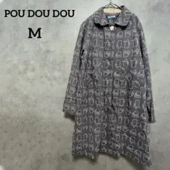 ティータイム柄スプリングコート　POU DOU DOU M