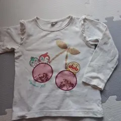 アンパンマンキッズコレクション Tシャツ 100cm スパンコール付き