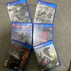 PS4 ゲームソフト 6本セットDBDB4BフォーオナArk モンハンホライゾン