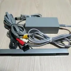 Wii 純正 接続ケーブル一式セット センサーバー 電源アダプター AVケーブル