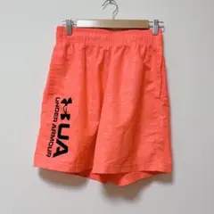 アンダーアーマー【M】ハーフパンツ/スポーツウェア ウエストゴム ブランドロゴ
