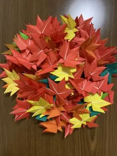 折り紙ハンドメイド秋 紅葉 もみじ