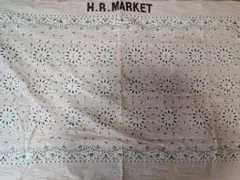 希少☆H.R. MARKET 花柄刺繍 大判布タペストリー
