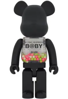 【最最終値下げ】MY FIRST BE@RBRICK Black&Silver Bearbrick My First Baby Bearbrick 1000% Black/Silver - US
