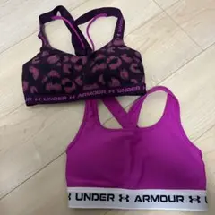 UNDER ARMOUR スポーツブラ Mサイズ2枚セット