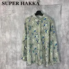 新品 SUPER HAKKA 花柄シャツ