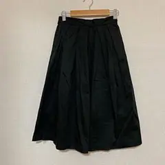 GUスカート　ミドル丈　ブラック