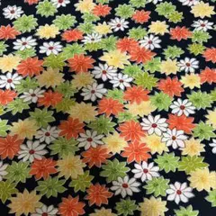 花柄　反物　36✖️590cm