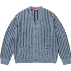 シュプリーム　24ss コンフェッティカーディガン　ブルー　L