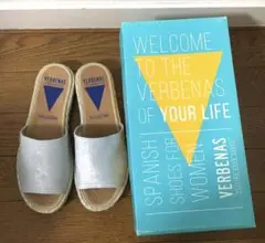 新品◯VERBENAS シルバーサンダル36◯
