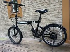 HUMMER ハマー 折りたたみ自転車 黒 ブラック 組み立て確認済 調整点検済