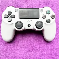 PS4コントローラー 純正 グレイシャーホワイト W68-q 【スティック新品】
