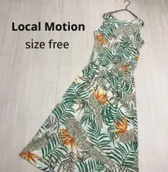 Local Motion ローカルモーション ノースリーブ アロハ ワンピース