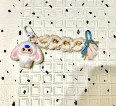 【海外トイ風】ウサギキーホルダー