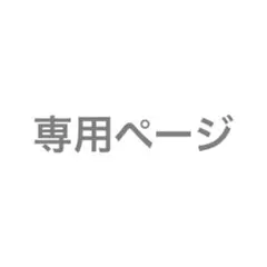 ちょすび様専用ページ