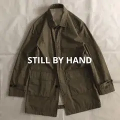 秋物 STILL BY HAND スティルバイハンド ステンカラーコート
