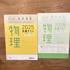 2025年共通テスト直前演習 物理