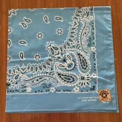 【日本製】新品⭐︎メンズ大判バンダナ⭐︎65cm×65cm⭐︎綿100%⭐︎ペイズリー柄