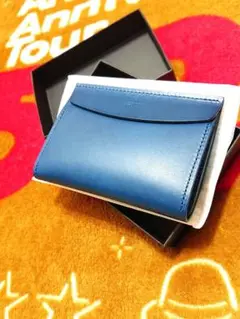 エムピウ フェルマ マチ ブルー 名刺入れ カードケース