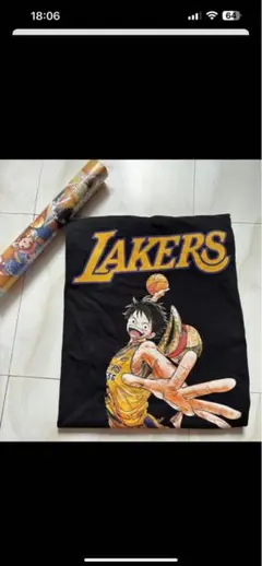【非売品】Lakers × ワンピース コラボTシャツ & ポスター Lサイズ 非売品】Lakers × ワンピース コラボTシャツ - メルカリ