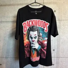 Tシャツ ジョーカー Joker BACKWOODS プリント 半袖 黒