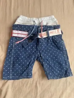 デニムアンドダンガリー ハーフパンツ110