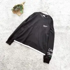 B1854【CONVERSE】長袖トレーナー /スウェットS/ストリート/古着