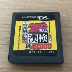 DSソフト 250万人の漢検 新 47,000