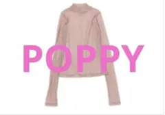 POPPY ハイネックラメトップス