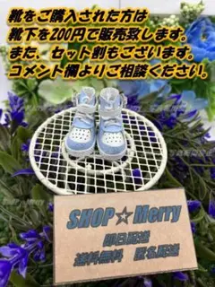 O163 オビツ11 青 スニーカー 靴 オビツろいど ミニチュア どーる