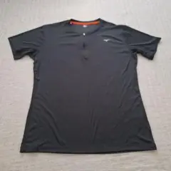 Mizuno ハーフジップ アンダーシャツ ブラック