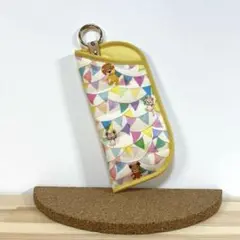ハンドメイド]ふわかるソフトメガネケース／ユキエモン38