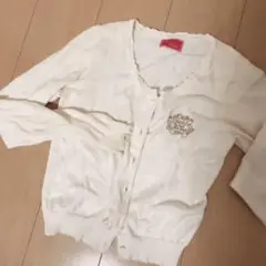 カーディガン 白 ホワイト