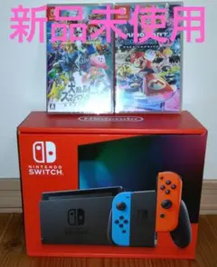 ニンテンドースイッチ 本体 大乱闘スマッシュブラザーズ マリオカート8 【新品】