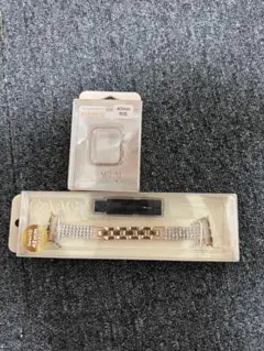 Apple Watch 40mm バンド ケースセット ゴールド、ピンク　Se2