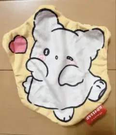 はなまるおばけ バラエティーコレクション ふわふわダイカットポーチ イエロー