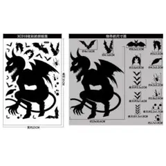 ハロウィン ステンシルプレート XC018 約25cm×35㎝