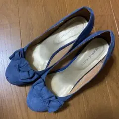 ブルー*パンプス