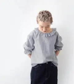 【最終価格】Wanderclad etc..　別注Ruffle Neck Top