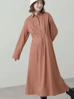 Natural Beauty Basic マニッシュフォルムシャツワンピース