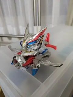 ビーダマン スプレッドワイバーン シルバー メッキ 組み立て済み ジャンク スーパービーダマン スプレッドワイバーン シルバーメッキ