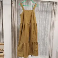 BANANA REPUBLIC バナナリパブリック マスタード ワンピース