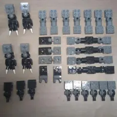 レゴ　パーツ　接続部品　黒と灰色